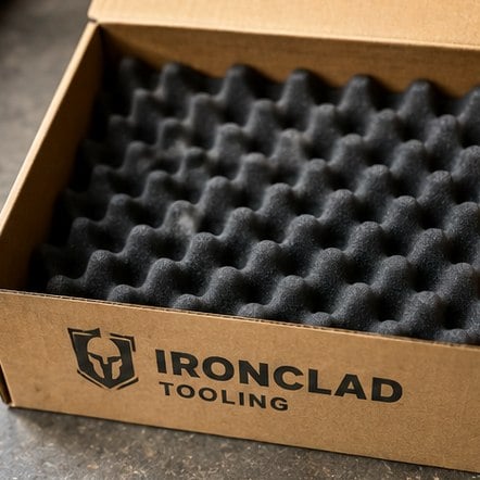 Convoluted foam insert