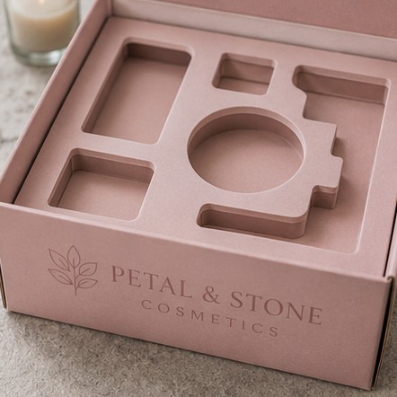 Custom box inserts for cosmetics and beauty