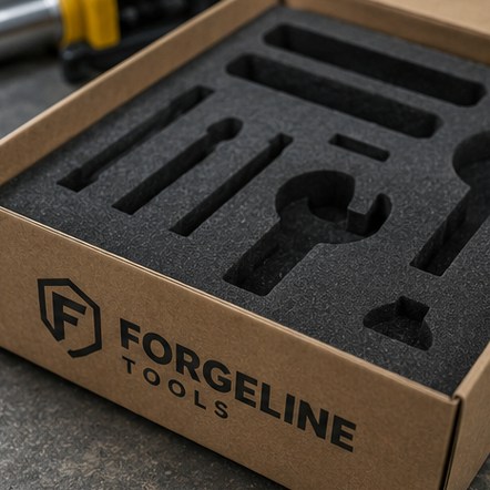 Custom box inserts for industrial tools