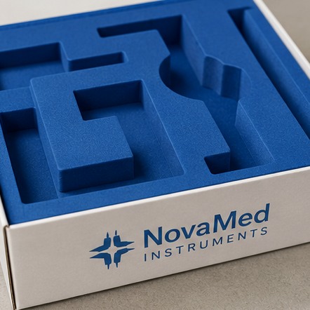 Custom box inserts for medical devices