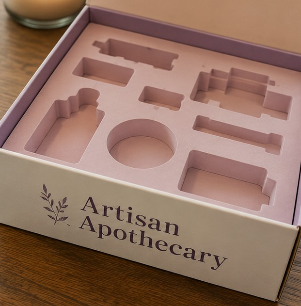 Custom product packaging insert — customer photo